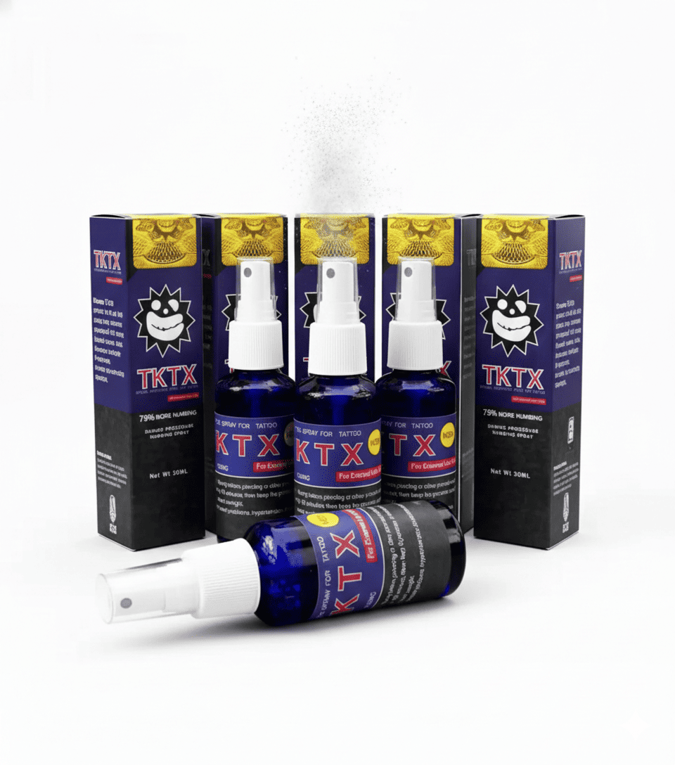 ✅ Pack 5 TKTX SPRAY ANESTHÉSIQUE 30 ml PENDANT🤩 - Offre Limitée